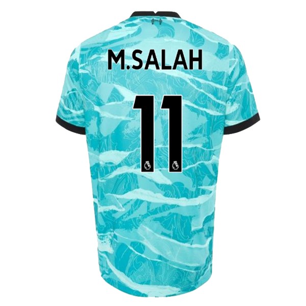 Trikot Liverpool NO.11 M.Salah Auswarts 2020-21 Blau Fussballtrikots Günstig